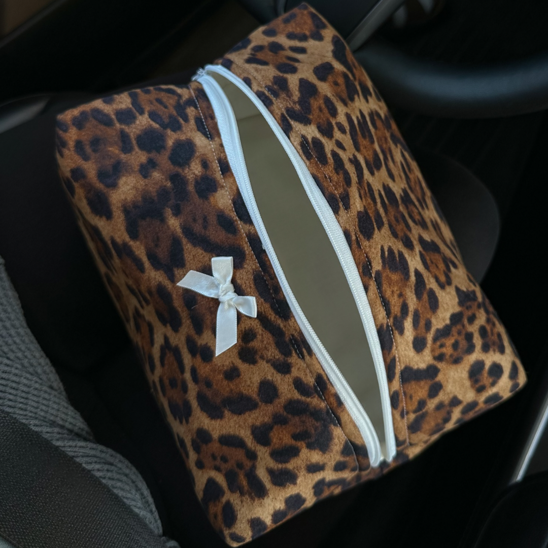 White Cheetah bag